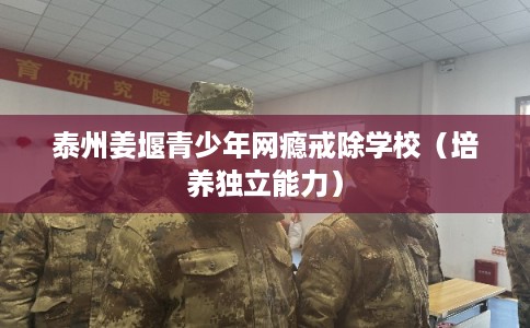 泰州姜堰青少年网瘾戒除学校（培养独立能力）