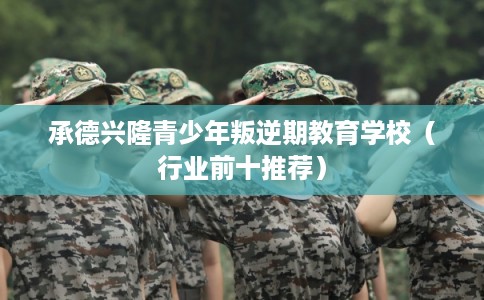 承德兴隆青少年叛逆期教育学校（行业前十推荐）
