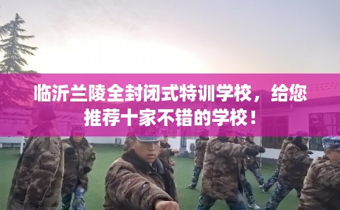 临沂兰陵全封闭式特训学校，给您推荐十家不错的学校！