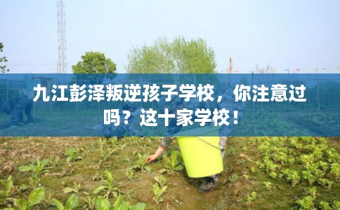 九江彭泽叛逆孩子学校,你注意过吗?这十家学校! 九江彭泽叛逆孩子学校,你注意过吗?这十家学校!
