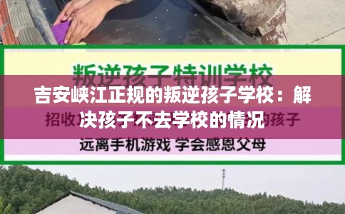 吉安峡江正规的叛逆孩子学校：解决孩子不去学校的情况