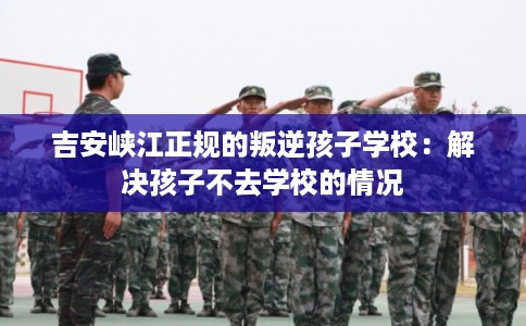 吉安峡江正规的叛逆孩子学校：解决孩子不去学校的情况