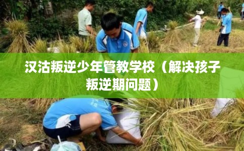 汉沽叛逆少年管教学校（解决孩子叛逆期问题）