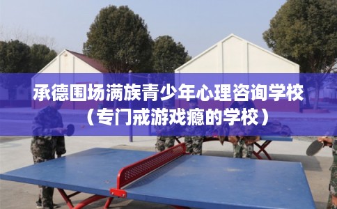 承德围场满族青少年心理咨询学校(专门戒游戏瘾的学校) 承德围场满族青少年心理咨询学校(专门戒游戏瘾的学校)