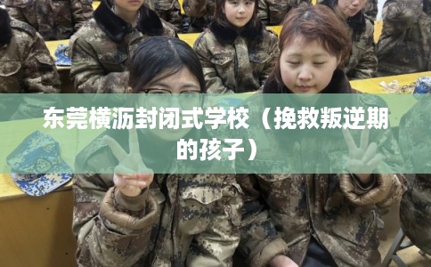 东莞横沥封闭式学校（挽救叛逆期的孩子）
