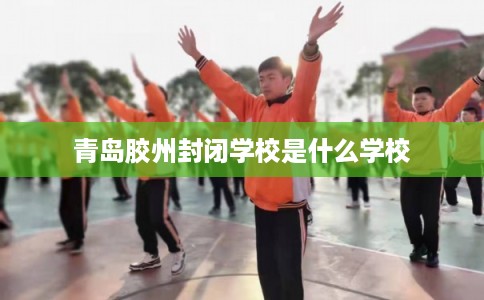 青岛胶州封闭学校是什么学校