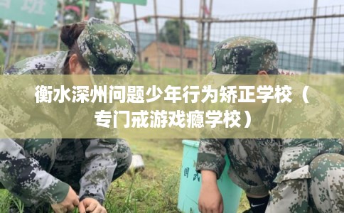 衡水深州问题少年行为矫正学校（专门戒游戏瘾学校）