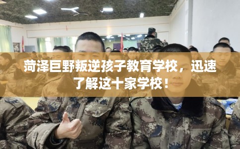 菏泽巨野叛逆孩子教育学校，迅速了解这十家学校！