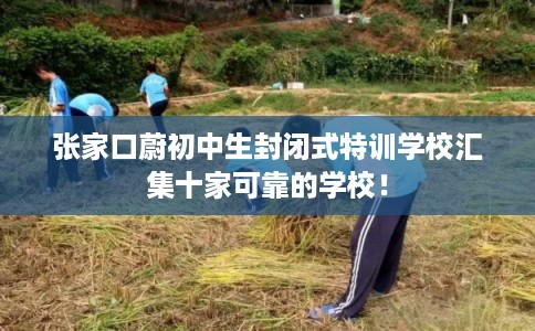 张家口蔚初中生封闭式特训学校汇集十家可靠的学校！