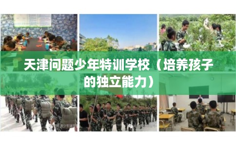 天津问题少年特训学校（培养孩子的独立能力）