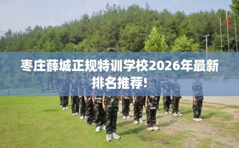 枣庄薛城正规特训学校2026年最新排名推荐!