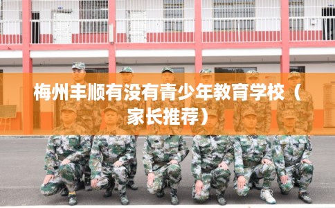 梅州丰顺有没有青少年教育学校(家长推荐) 梅州丰顺有没有青少年教育学校(家长推荐)