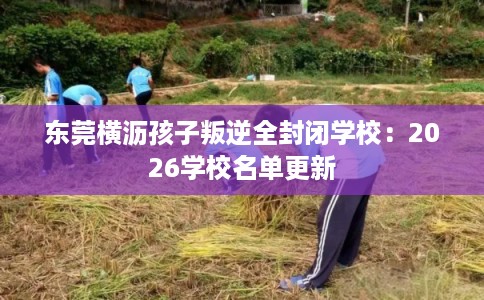 东莞横沥孩子叛逆全封闭学校：2026学校名单更新