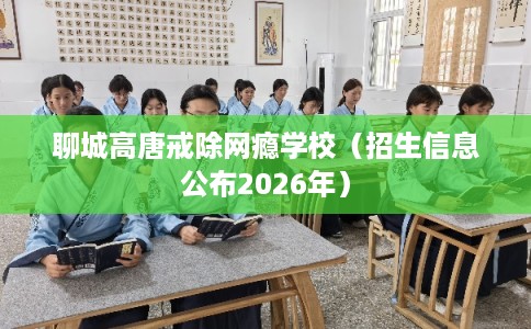 聊城高唐戒除网瘾学校（招生信息公布2026年）