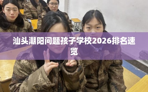 汕头潮阳问题孩子学校2026排名速览