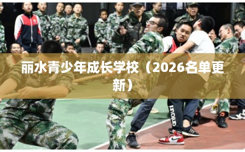 丽水青少年成长学校（2026名单更新）