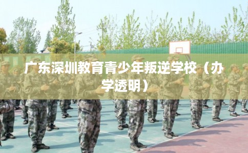 广东深圳教育青少年叛逆学校(办学透明) 广东深圳教育青少年叛逆学校(办学透明)