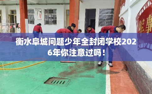 衡水阜城问题少年全封闭学校2026年你注意过吗！