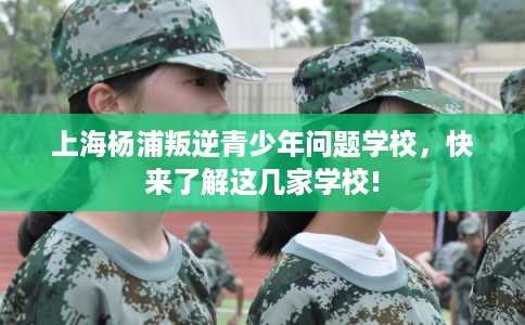上海杨浦叛逆青少年问题学校，快来了解这几家学校!