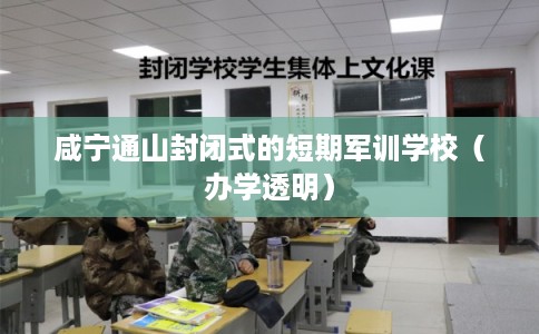 咸宁通山封闭式的短期军训学校（办学透明）