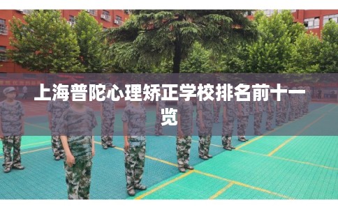 上海普陀心理矫正学校排名前十一览
