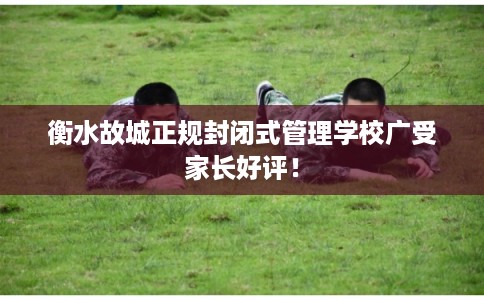 衡水故城正规封闭式管理学校广受家长好评！