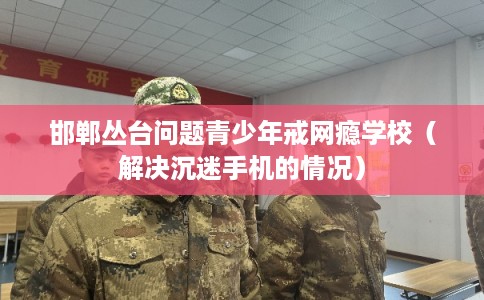 邯郸丛台问题青少年戒网瘾学校（解决沉迷手机的情况）
