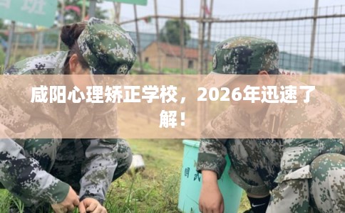 咸阳心理矫正学校，2026年迅速了解！