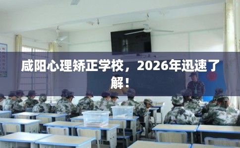 咸阳心理矫正学校，2026年迅速了解！
