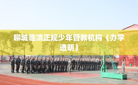 聊城临清正规少年管教机构（办学透明）