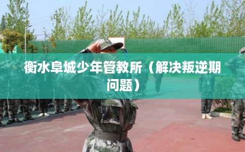 衡水阜城少年管教所（解决叛逆期问题）