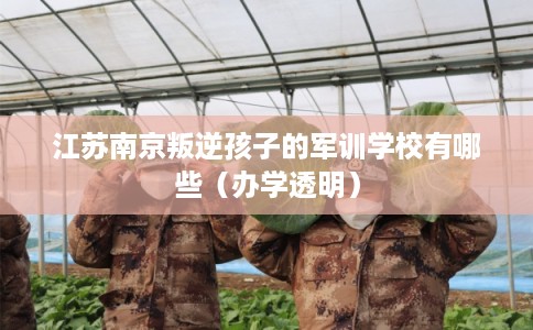 江苏南京叛逆孩子的军训学校有哪些(办学透明) 江苏南京叛逆孩子的军训学校有哪些(办学透明)