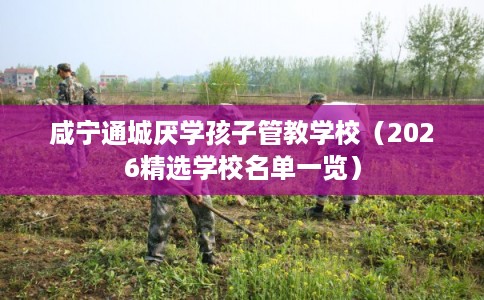 咸宁通城厌学孩子管教学校（2026精选学校名单一览）