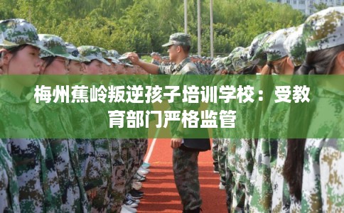 梅州蕉岭叛逆孩子培训学校:受教育部门严格监管 梅州蕉岭叛逆孩子培训学校:受教育部门严格监管