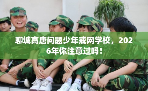 聊城高唐问题少年戒网学校，2026年你注意过吗！