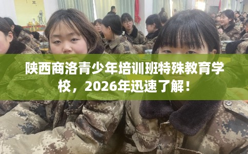 陕西商洛青少年培训班特殊教育学校，2026年迅速了解！