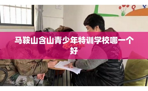 马鞍山含山青少年特训学校哪一个好