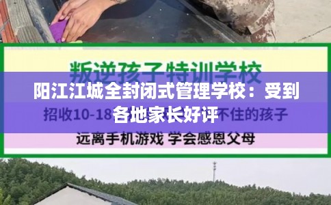 阳江江城全封闭式管理学校：受到各地家长好评