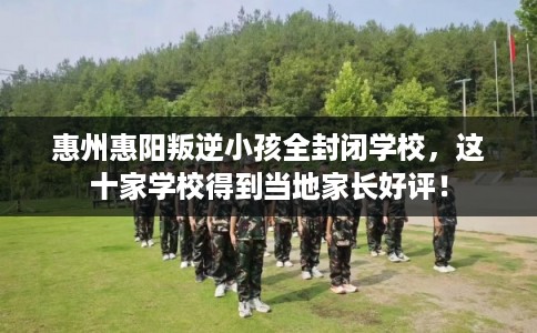 惠州惠阳叛逆小孩全封闭学校，这十家学校得到当地家长好评！
