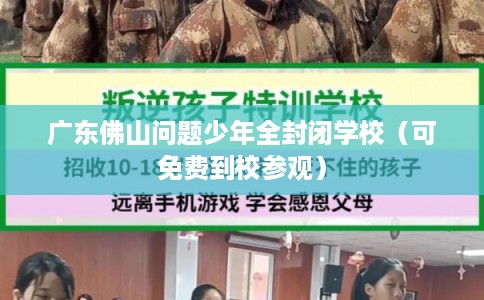 广东佛山问题少年全封闭学校（可免费到校参观）