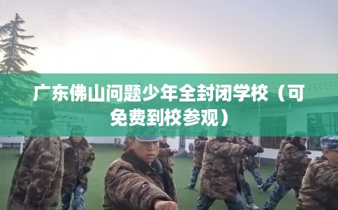 广东佛山问题少年全封闭学校（可免费到校参观）