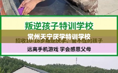 常州天宁厌学特训学校