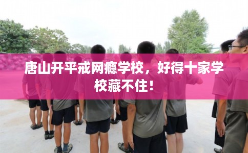 唐山开平戒网瘾学校，好得十家学校藏不住！