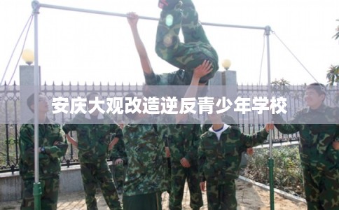 安庆大观改造逆反青少年学校