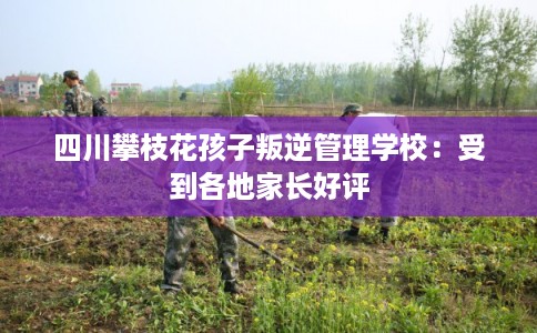 四川攀枝花孩子叛逆管理学校:受到各地家长好评 四川攀枝花孩子叛逆管理学校:受到各地家长好评