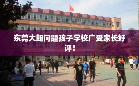 东莞大朗问题孩子学校广受家长好评！