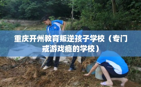 重庆开州教育叛逆孩子学校（专门戒游戏瘾的学校）