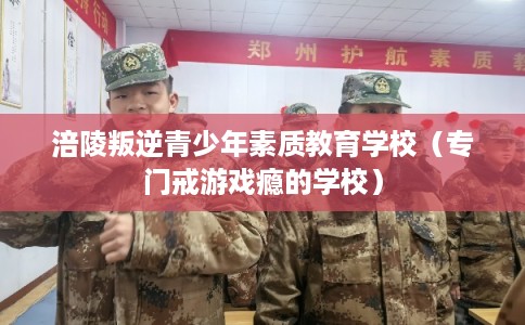 涪陵叛逆青少年素质教育学校（专门戒游戏瘾的学校）