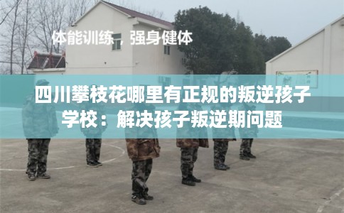 四川攀枝花哪里有正规的叛逆孩子学校：解决孩子叛逆期问题