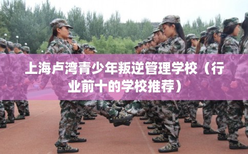上海卢湾青少年叛逆管理学校（行业前十的学校推荐）